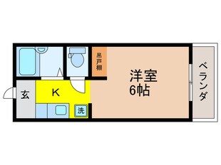 タウンズホワイトの物件間取画像